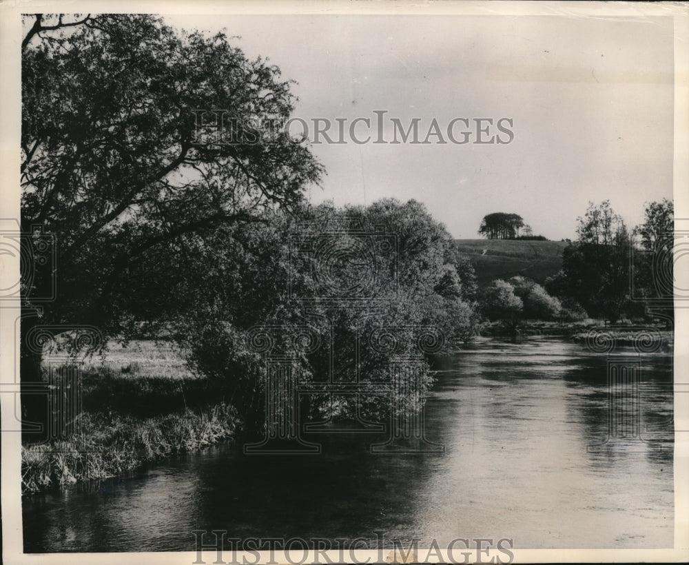 1948 Press Photo Hampshire Hill In Winchester