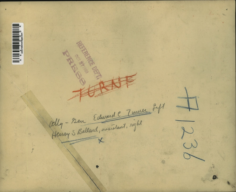 1928 Press Photo Atty General Edward Turner & Henry Ballard asst