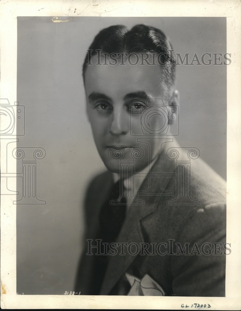 1931 Press Photo Ralph Firbery lyric baritone on NBC radio