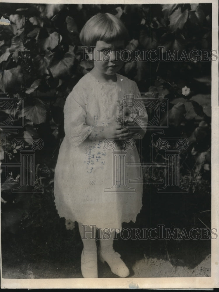 1923 Press Photo Marion Smales, 4, who can name 66 books of the bible