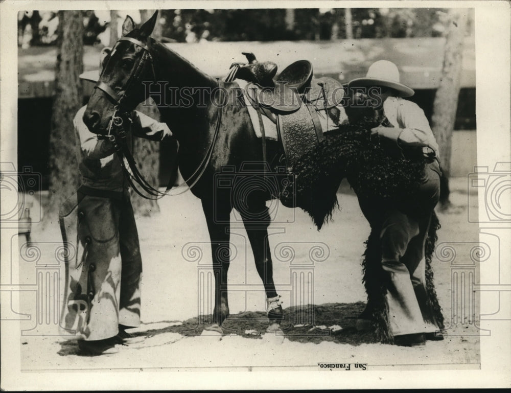 1926 Press Photo Mrs Frederick C Church at Del Monte Lodge Calif