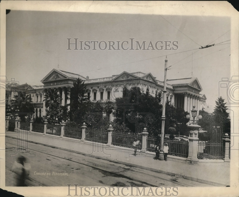 1932 Press Photo The Capital at Santiago Chile