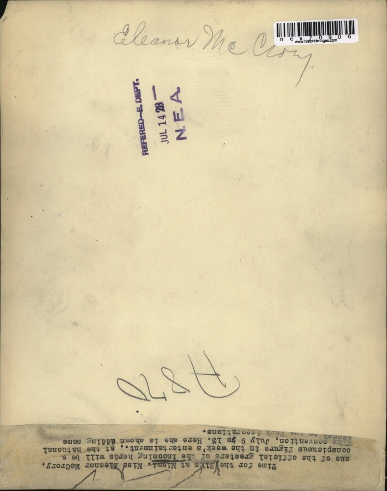 1928 Press Photo Elks ceremonies at Miami Fla for Natl convention