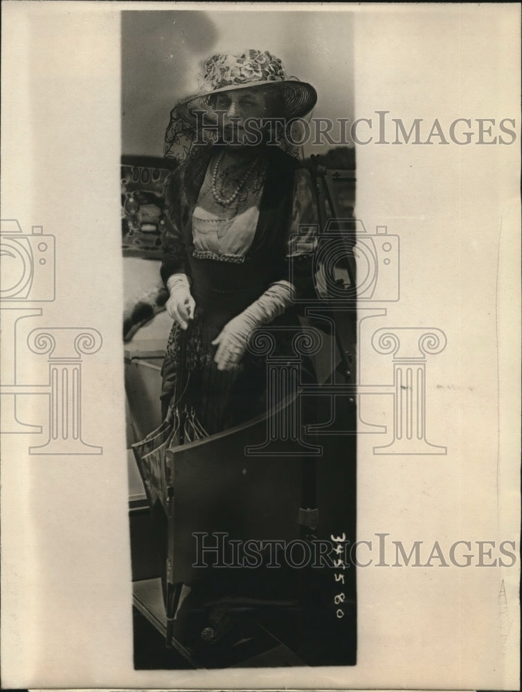 1924 Press Photo Mrs Alexander Hamilton Riice society woman heads to S America