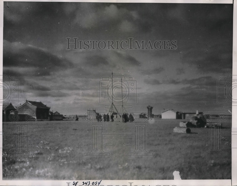 Load image into Gallery viewer, 1936 Press Photo Mongol Village near Manchu Siberia border
