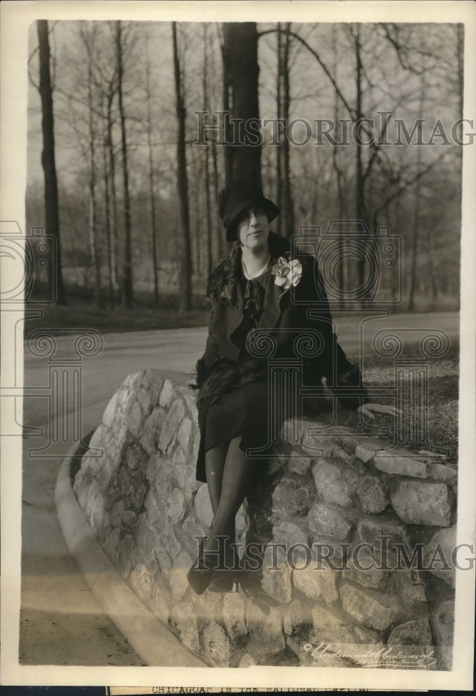 1927 Press Photo Mrs Carter Harrison Jr, daughter-in-law to Mayor of Chicago