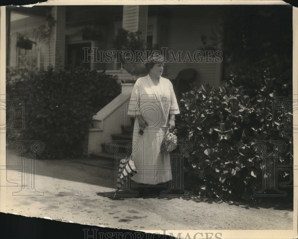 1925 Press Photo Mrs. Samuel Shortridge, wife of California Senator