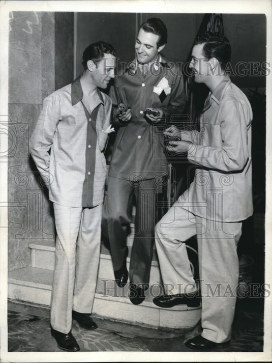 1941 Press Photo Jack Berryck, Don Carsuse & Bill Martin in Automobile Styling