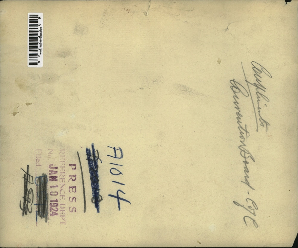 1927 Press Photo Convention Board interior view of building lobby