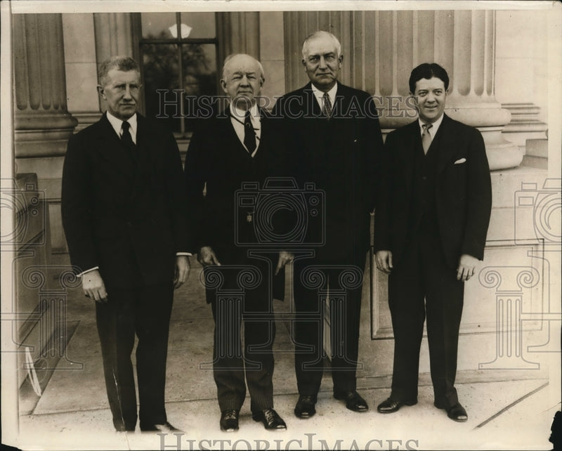 Load image into Gallery viewer, 1933 Press Photo Senators F Hale of Me, GD Hoff W Va, RD Carey Wyo, R LaFollette
