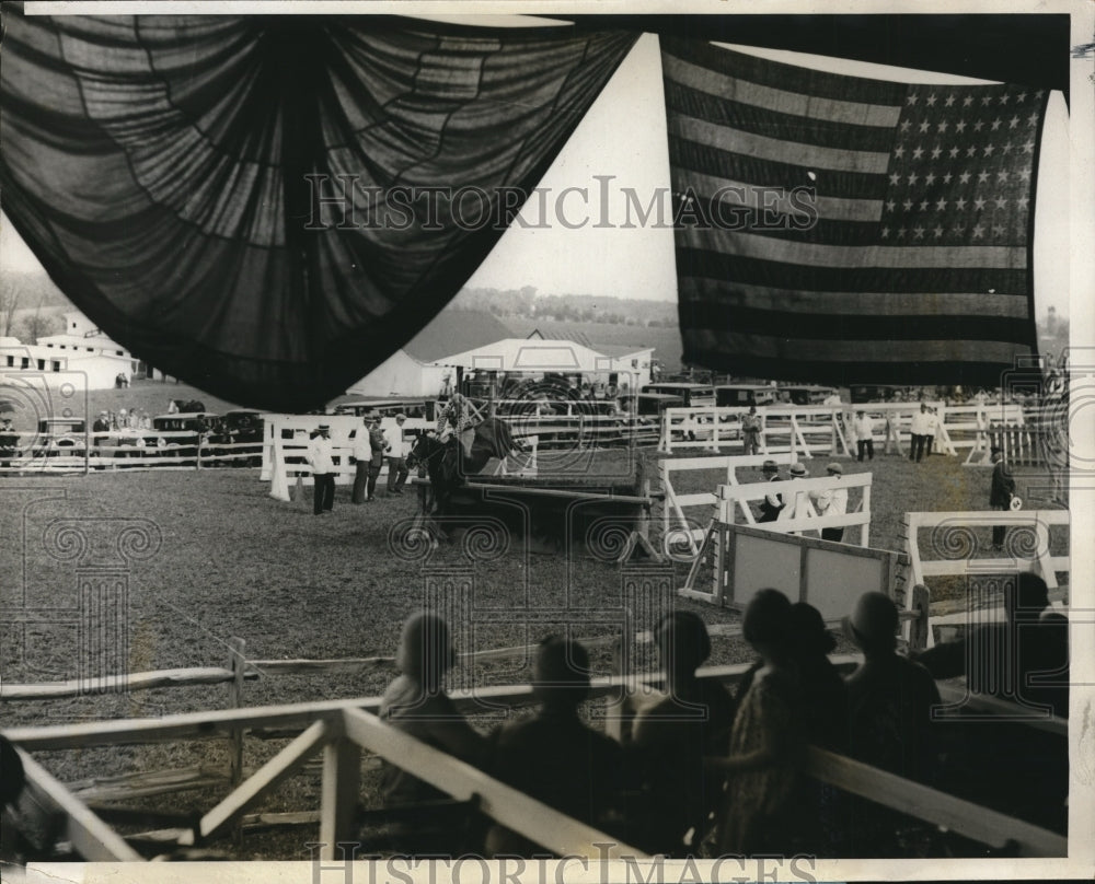 1928 Press Photo View Of The Washington Horse Show