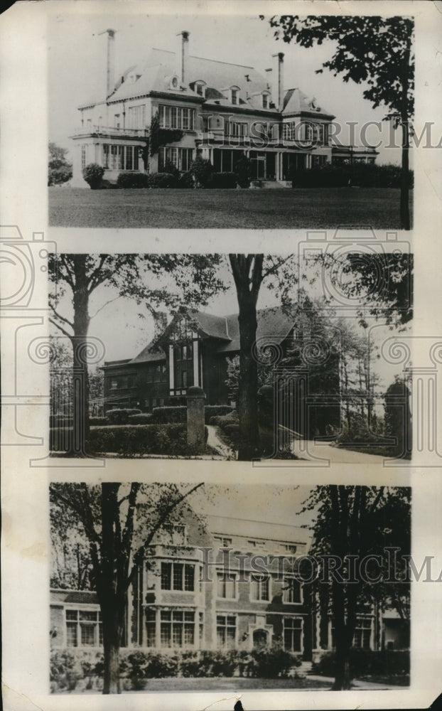1931 Press Photo University of Michigan frat houses closed due to liquor possess