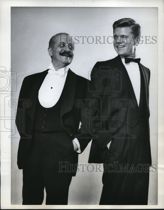 1961 Press Photo NYC Griswold Larriulard tuxedos & After Six formal collection