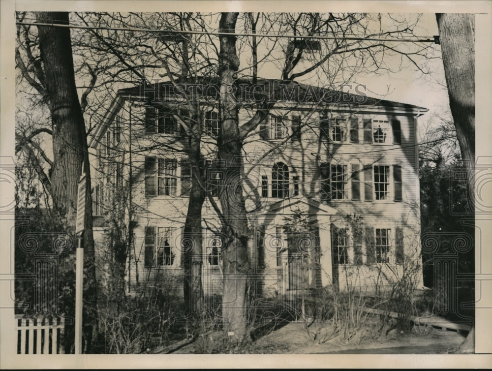1937 Press Photo Original Home of Reverend Manasseh Cutler in Hamilton Mass