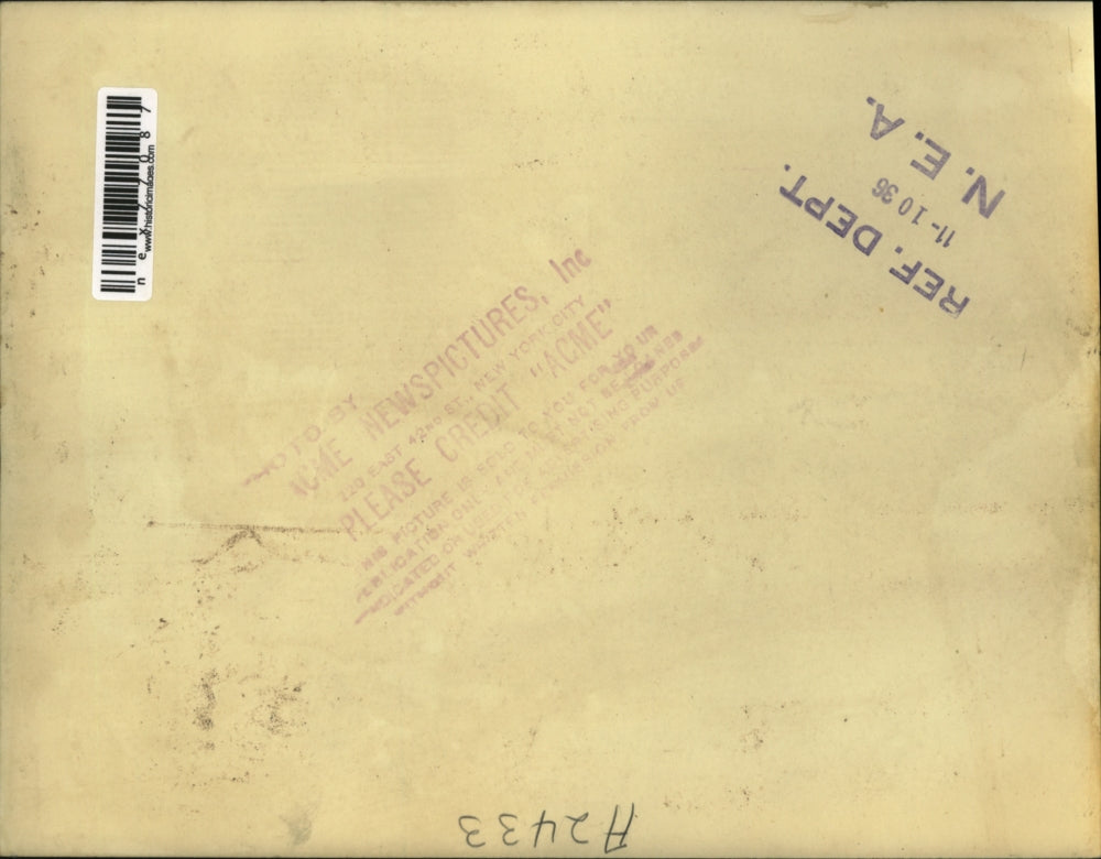 1935 Press Photo Valencia Spain Avenida de Amalio Gimeno