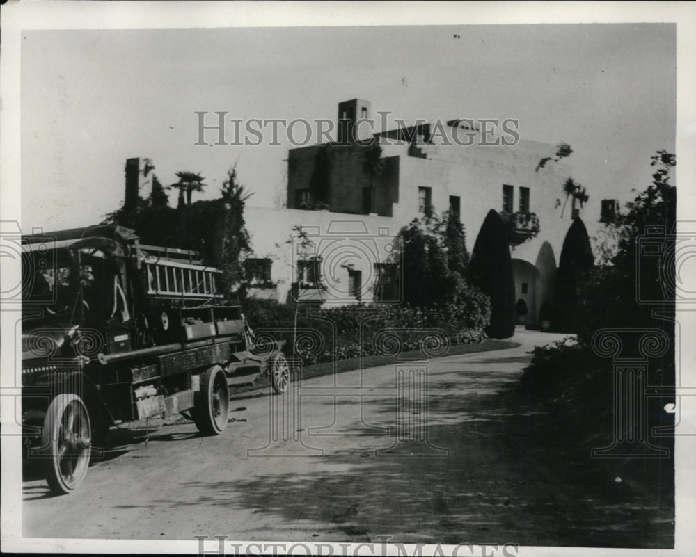 1932 Press Photo Exterior of home of President Herbert Hoover