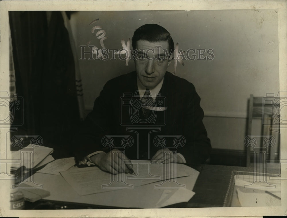1920 Press Photo Jerome A Myers director Constitutional League in NY
