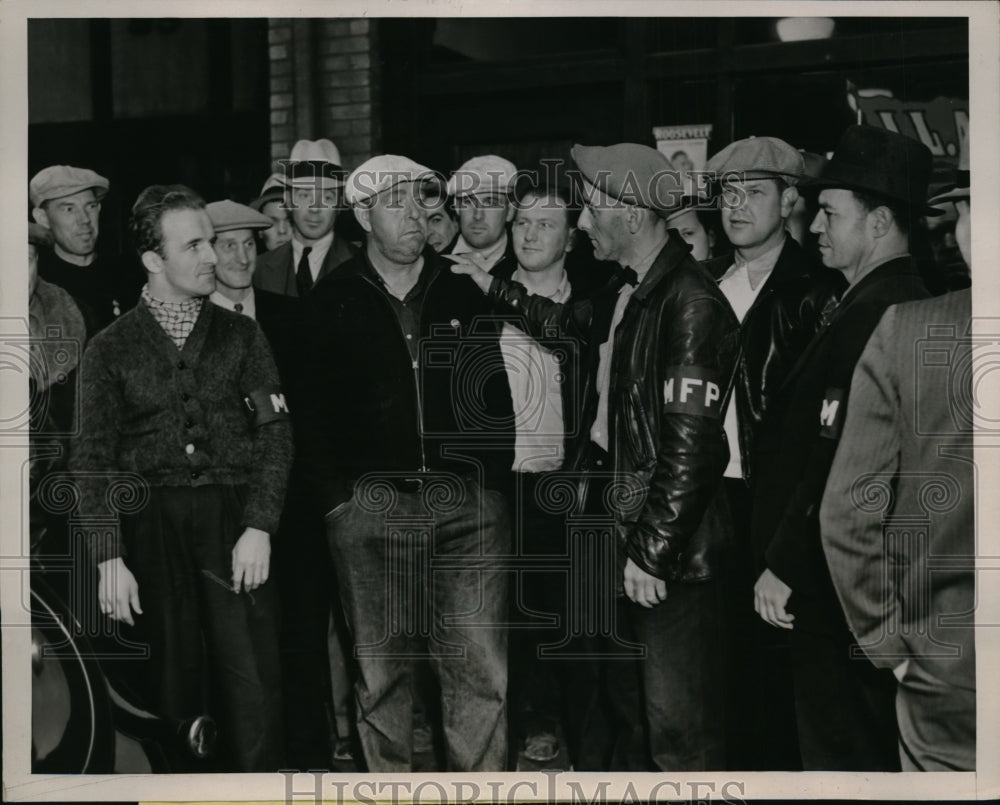 1936 Press Photo Maritime federation stike at San Francisco - nex77585