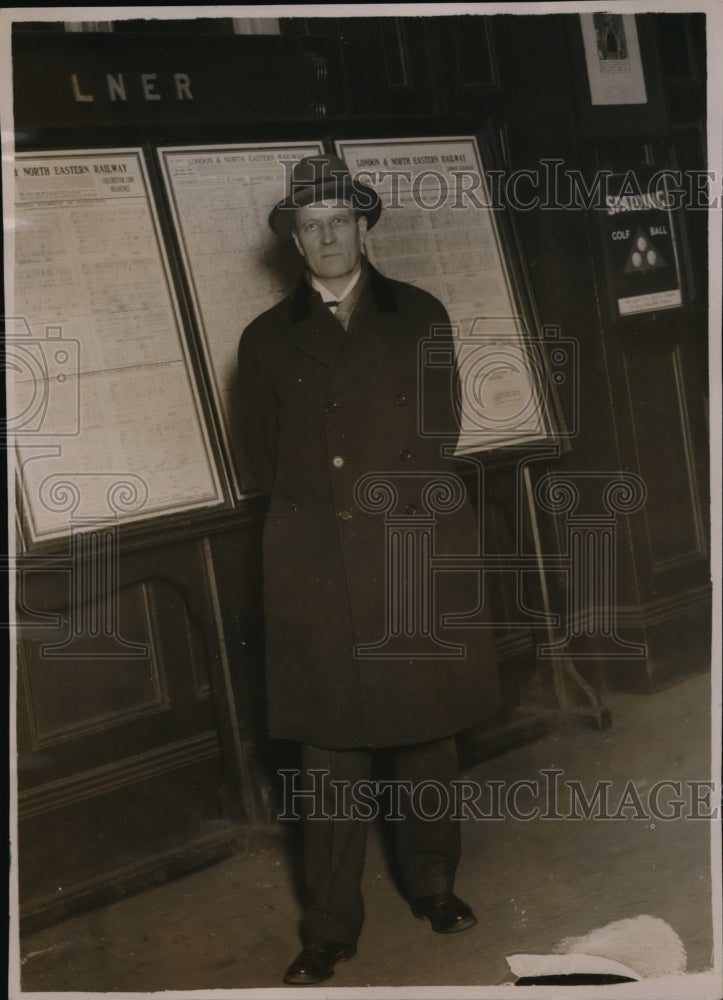 1932 Press Photo Dr P Munch Danish Foreign Minister