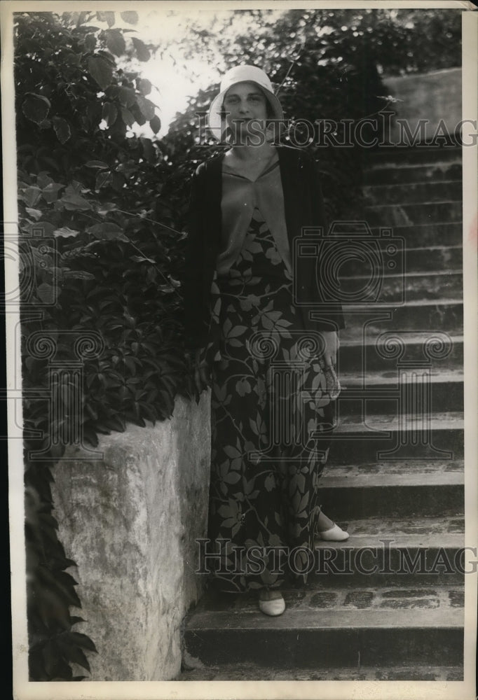 1930 Press Photo Cynthia Pratt, NYC debutante at Palm Beach Fla