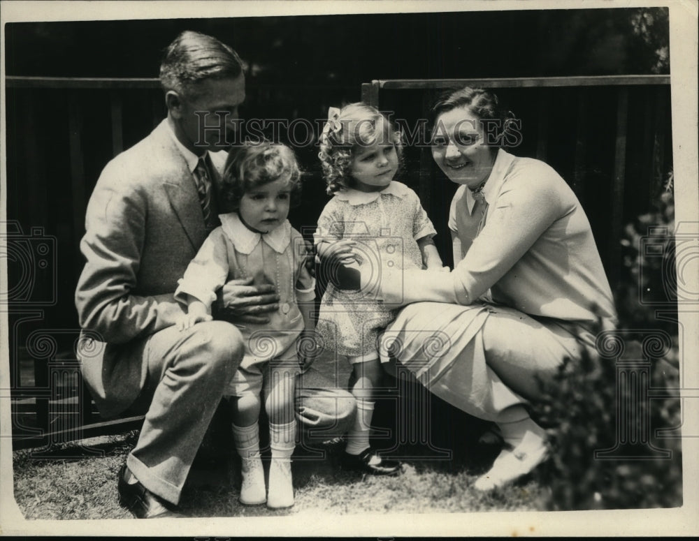 1926 Press Photo Alice & John Burke adopted by Mr & Mrs Arthur Letta