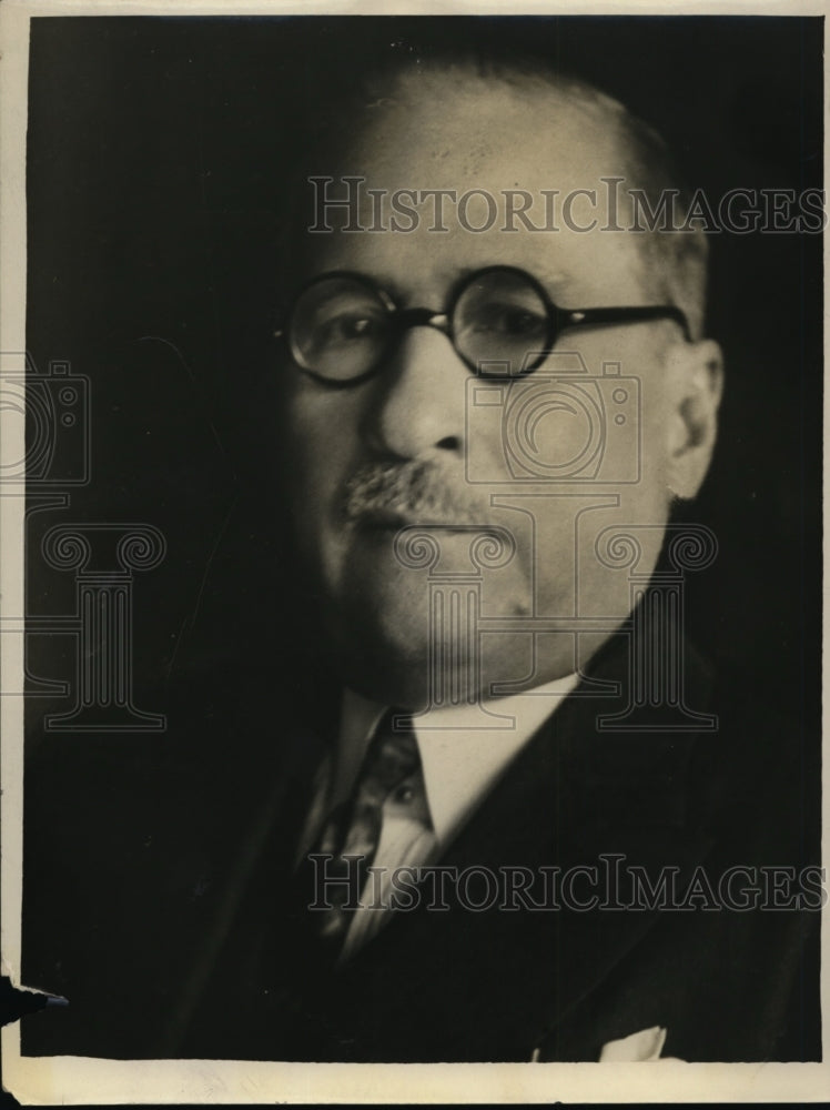1929 Press Photo Dr Pio Romero Bosque Pres of El Salvadore