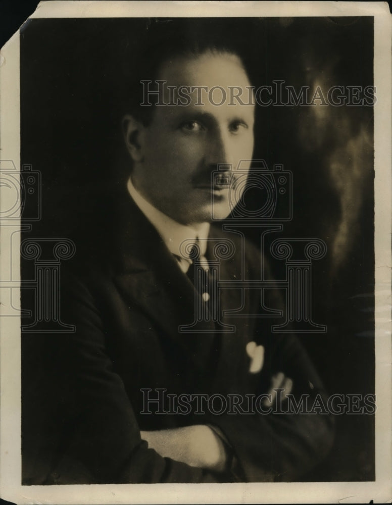 1926 Press Photo Alfred C Bassom noted NY architect