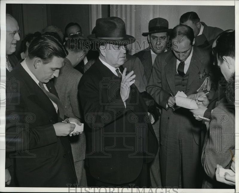Load image into Gallery viewer, 1941 Press Photo John L Lewis United Mine Workers President in Washington DC
