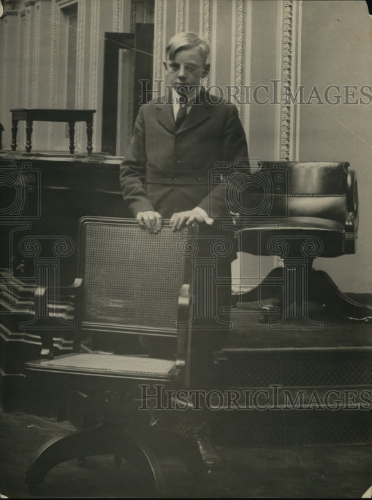 1920 Press Photo Louis Ludlow of Indiana VP personal page boy