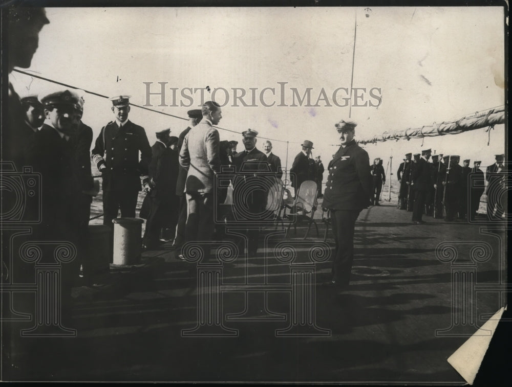 1921 Press Photo Constantine of Greece &amp; Prince Paul of Greece- Historic Images
