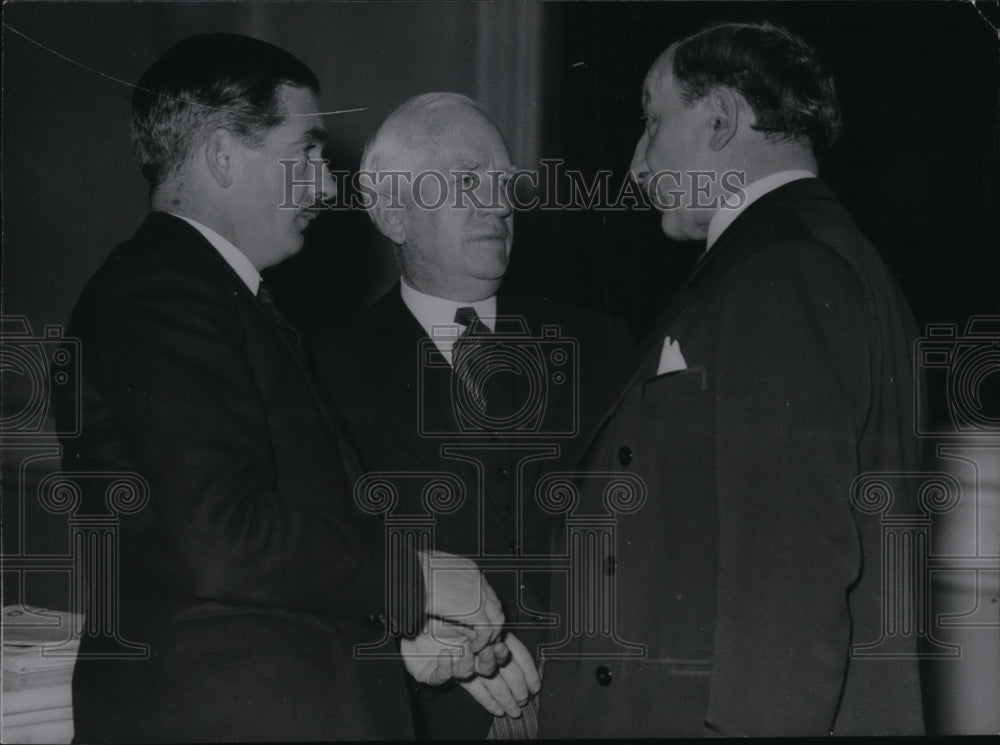 1937 Press Photo Anthony Eden British Foreign Minister & Yvon Delbos
