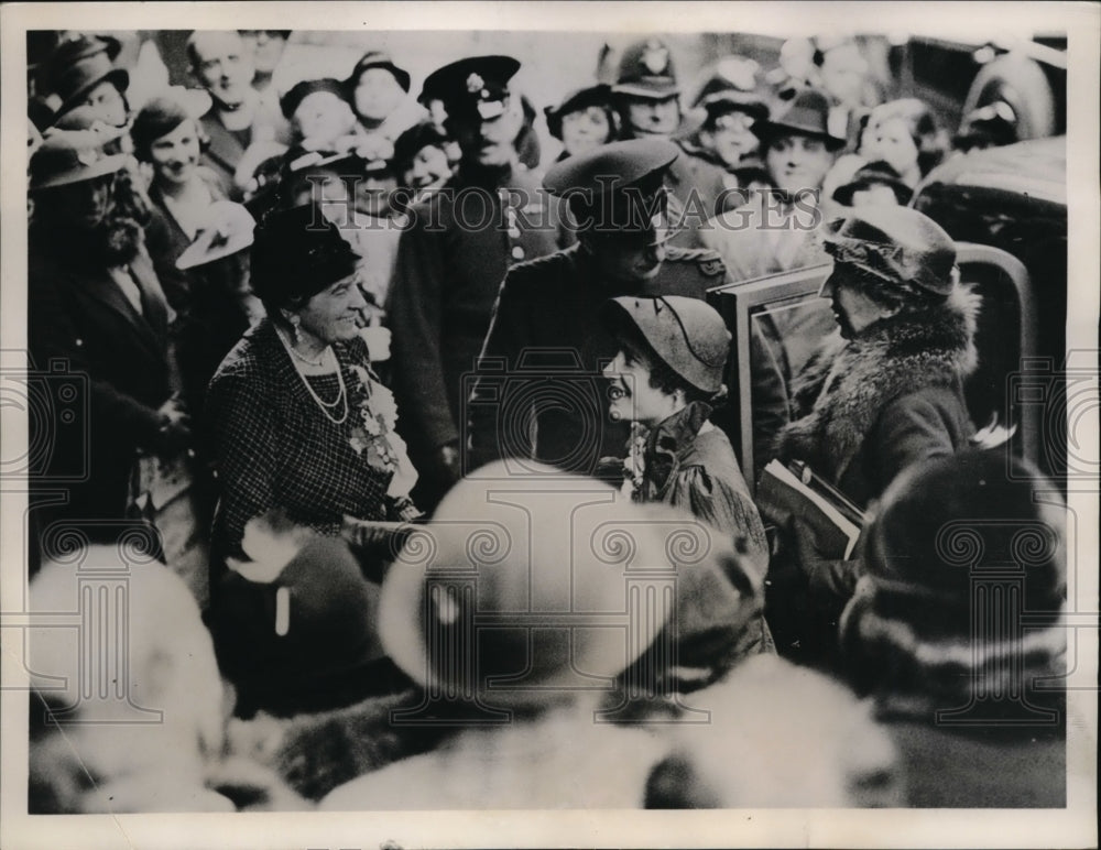 1936 Press Photo Duchess of York at British Legion conference
