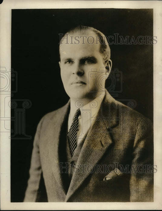 1928 Press Photo Aldo Bomonte Texas tenor on NBC program
