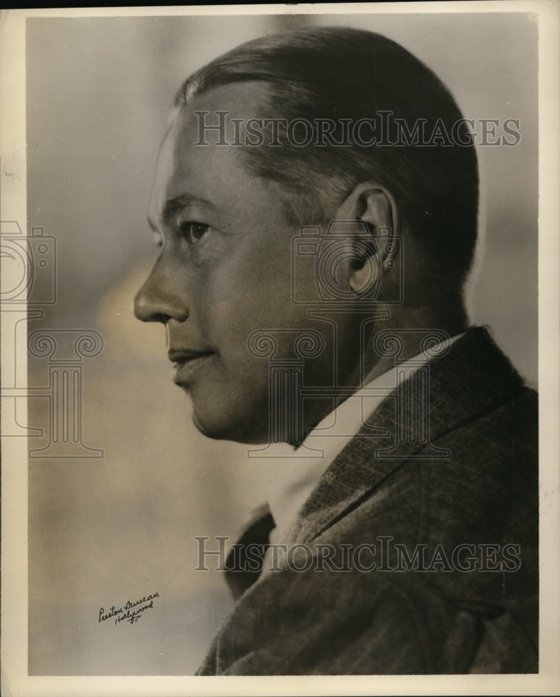 1929 Press Photo Reinald Werrenrath Concert baritone