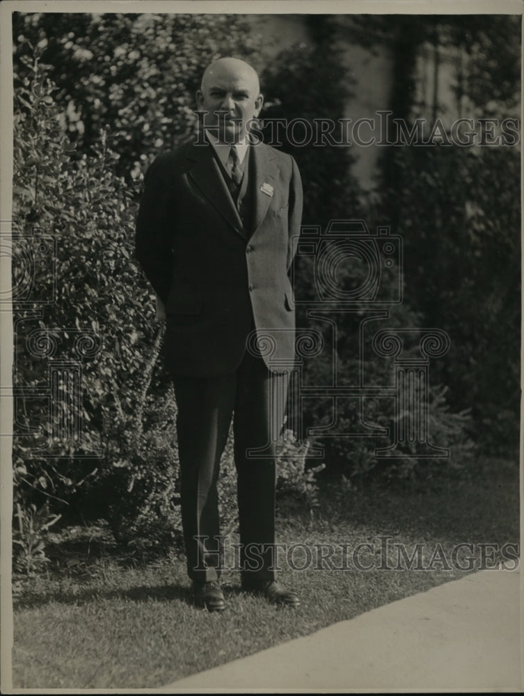 1929 Press Photo Dr E Starr Judd of Rochester Minnesota of Western Surgical Asso