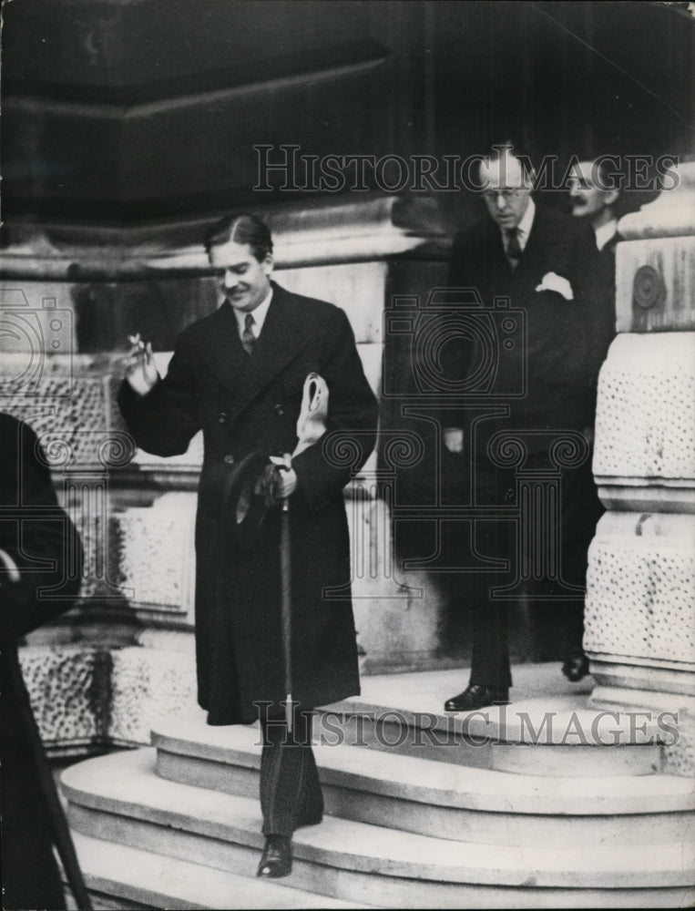 1938 Press Photo Former British Foreign Minister Anthony Eden - nex81438