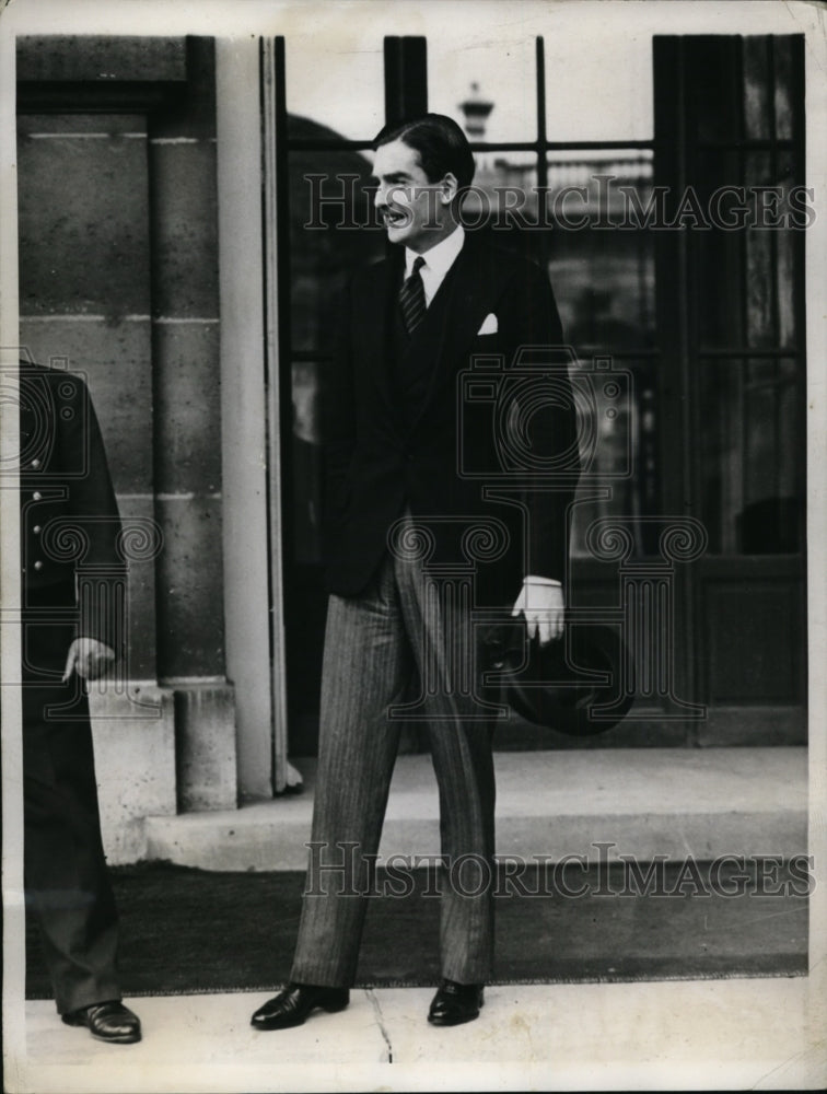 1935 Press Photo Lord Privy Seal Anthony Eden