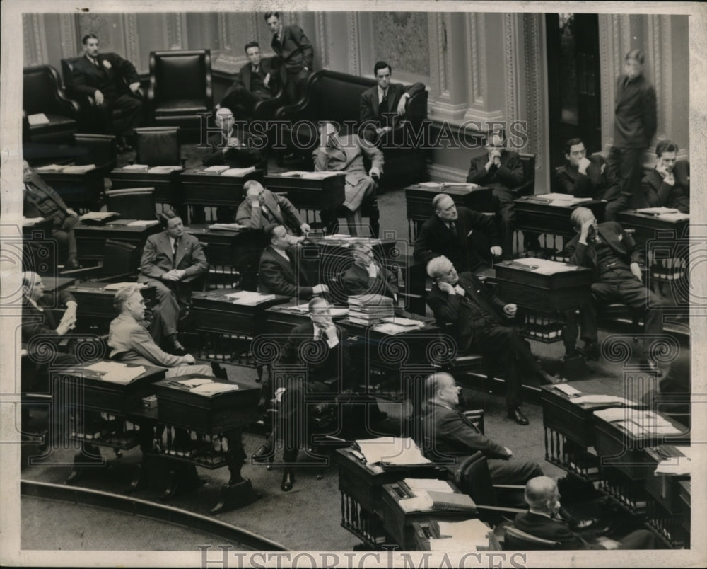 1939 Press Photo DC Sens L Frazier, H Shipstead,C McNary,A Barkley