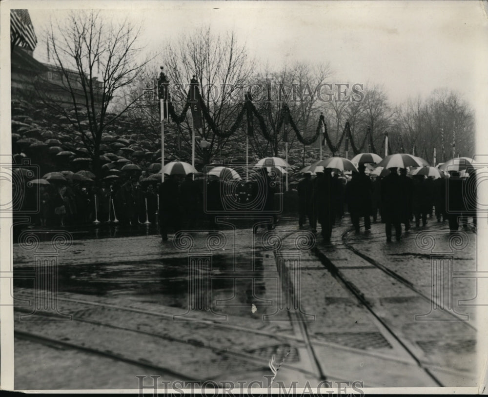 1929 Press Photo President Hoover Inauguration