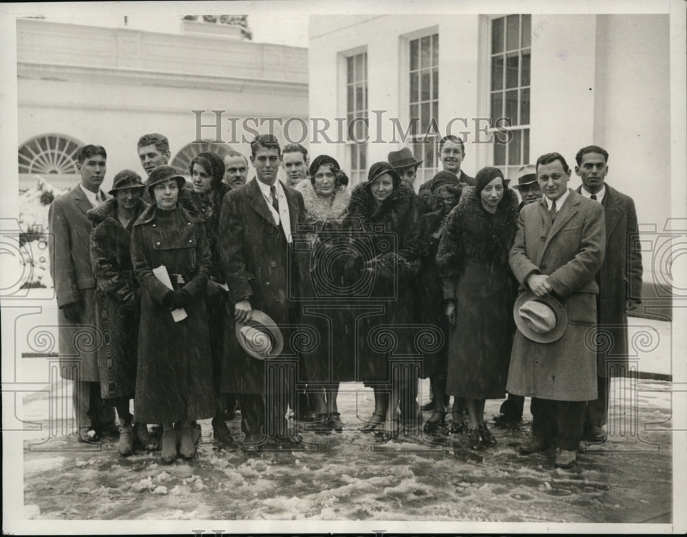 1932 Press Photo Wash DC United Youth Conference & Robert Guliem chairman