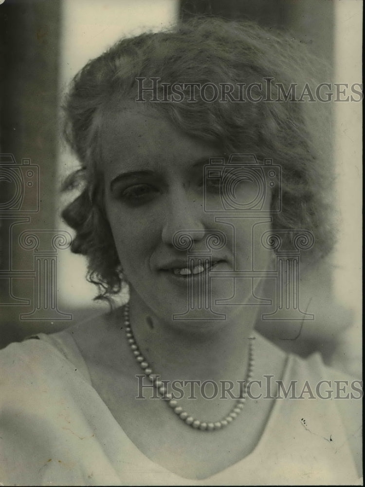 1921 Press Photo Carmen Pallivian debutante daughter of Bolivian Minister