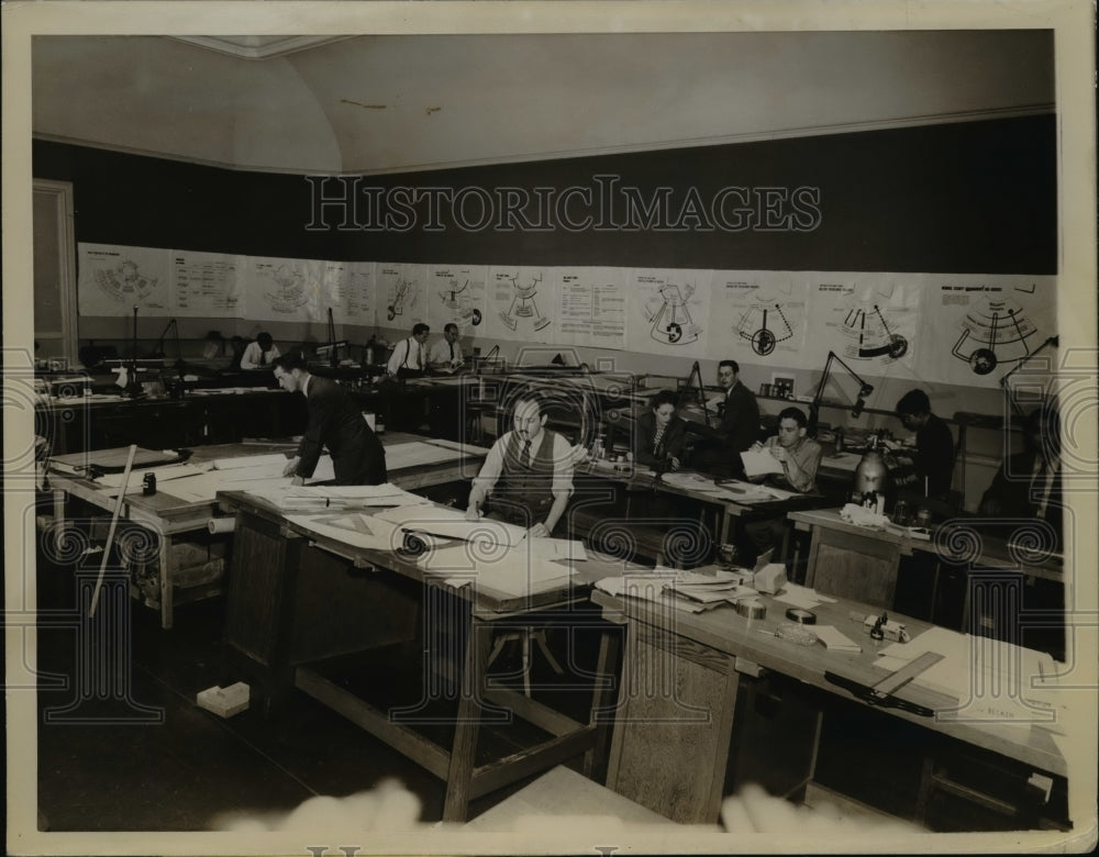 1945 Press Photo San Francisco UNCIO presentation room committee