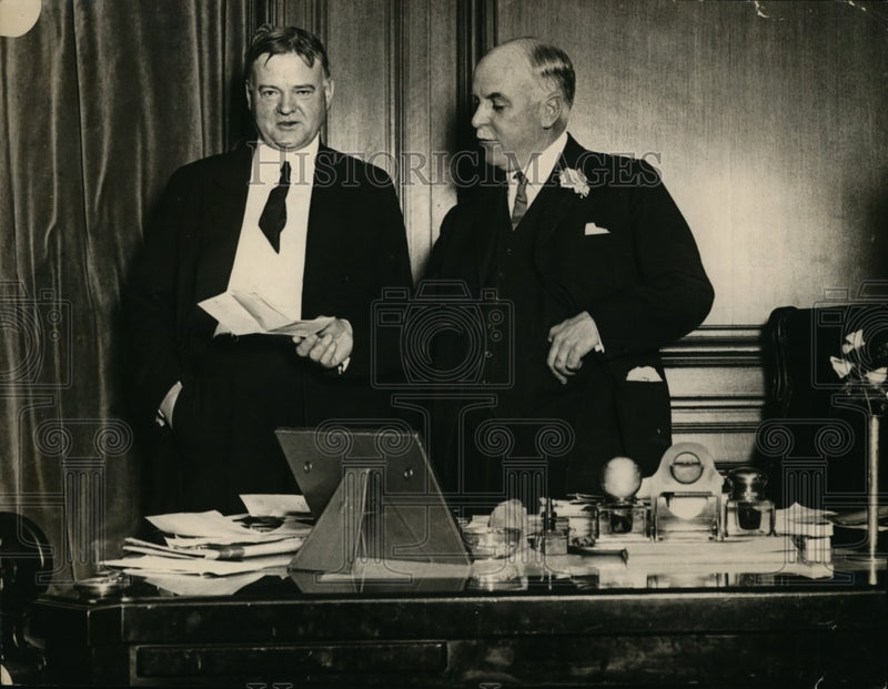 Load image into Gallery viewer, 1925 Press Photo Herbert Hoover &amp; San Francisco mayor James Rolph Jer
