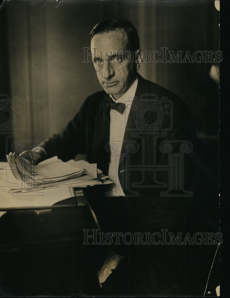 1923 Press Photo Edward T Clarke Acting Secy to President Coolidge