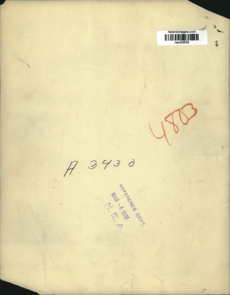 1931 Press Photo Mr Johan Bojer - nex83659