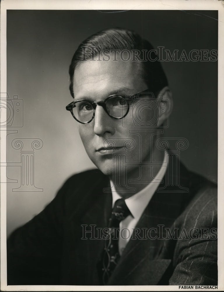 1955 Press Photo Fred Rusge Pres of Fred Rusge Inc