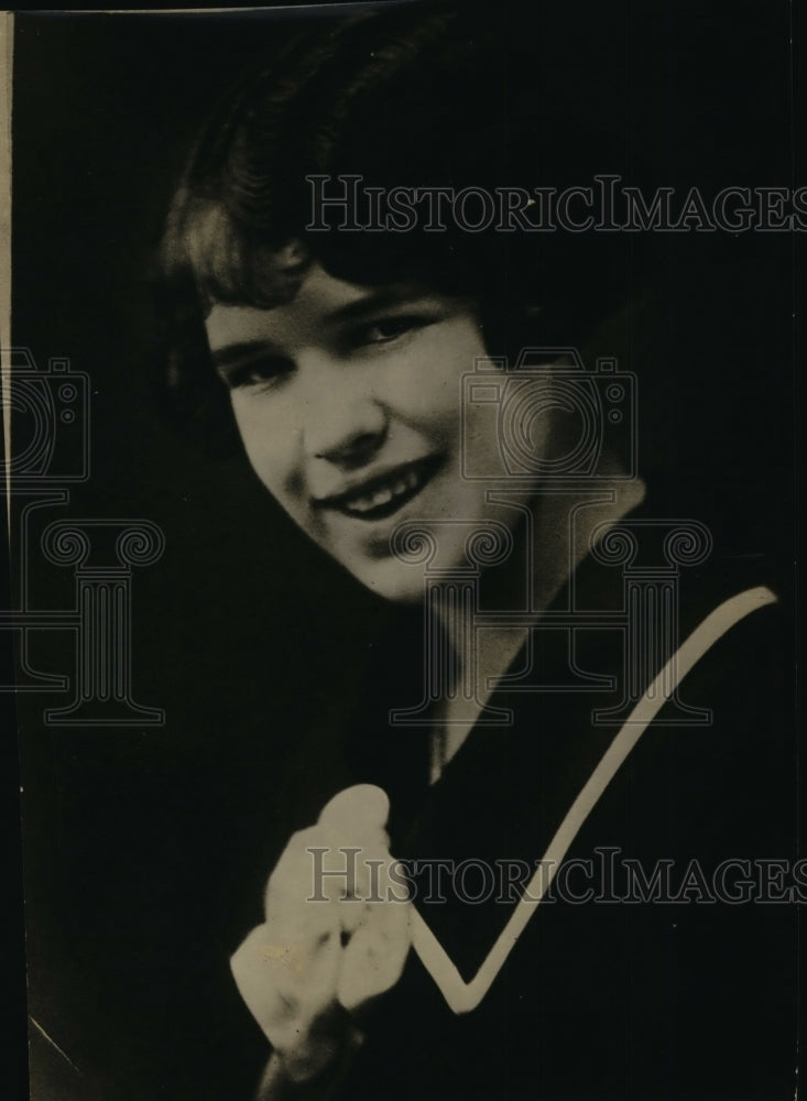1927 Press Photo Miss Caroline Eagan Burlington Wisconsin - nex84436