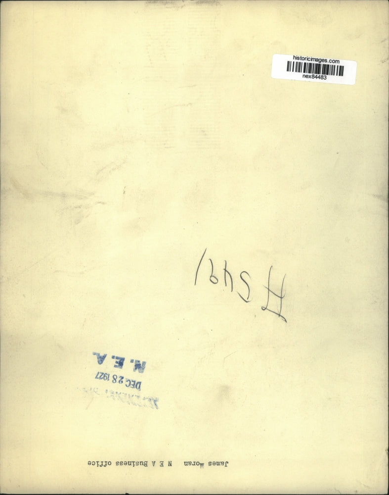 1927 Press Photo James Moran NEA business office