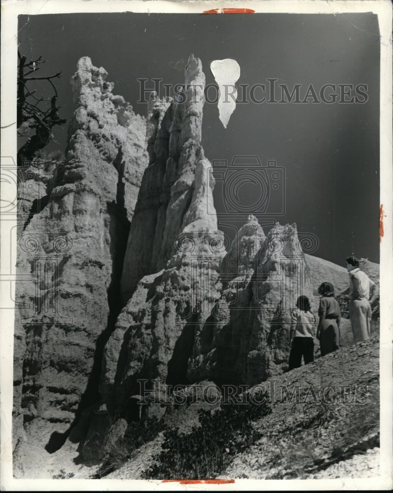 1941 Press Photo Bryce Canyon National Park in southern Utah - nex84515