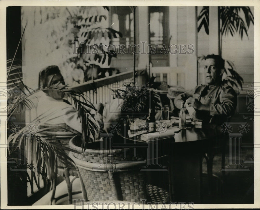 1941 Press Photo Ancon CZ Lt Col Fernando Gomez Ayau of Panama - nex84691